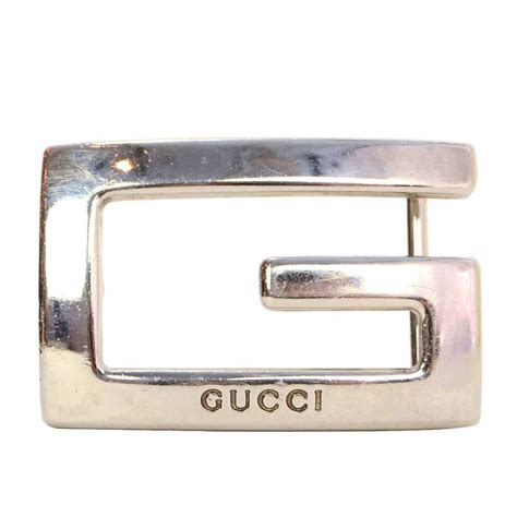 gucci belt buckle silver.